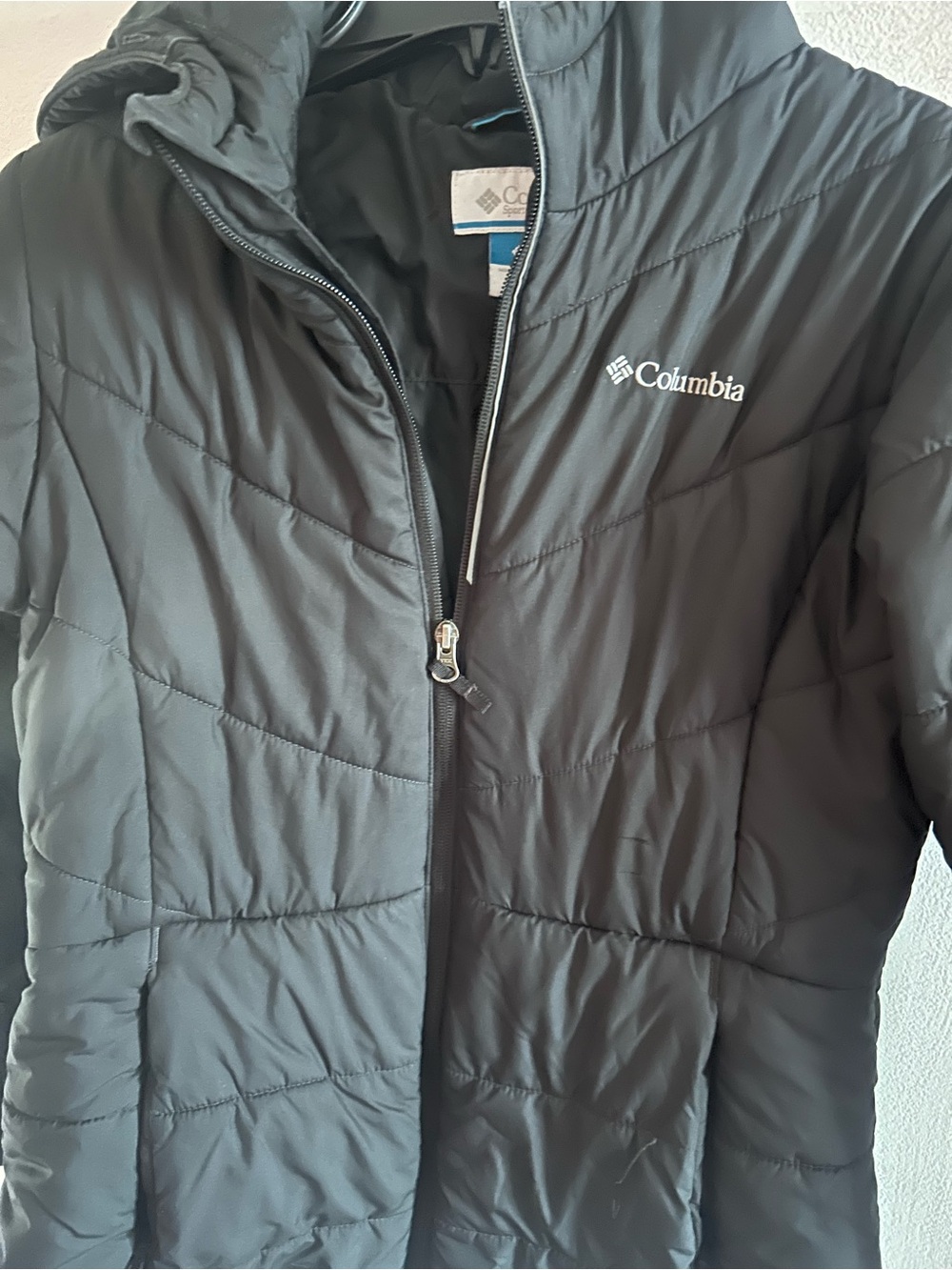 Columbia Women's Black Lightweight Packable Puffer Jacket size XL